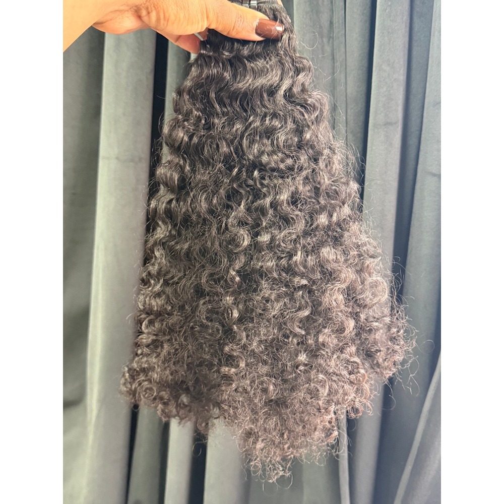 2 Bundles Of Raw Cambodian Curly Human Hair Deal 22"22" (SALE) - Picture 2 of 3
